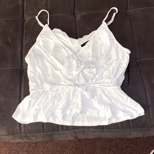 White dressy tank